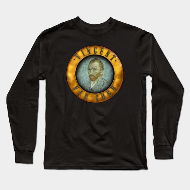 Vincent Van Gogh rockstar Long Sleeve T-Shirt by EduardoLimon